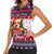 Corgi Merry Woofmas Women Sleeveless Polo Shirt Christmas Dog Art Style - Wonder Print Shop