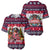 Dachshund Merry Woofmas Baseball Jersey Christmas Dog Art Style - Wonder Print Shop