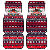 Dachshund Merry Woofmas Car Mats Christmas Dog Art Style - Wonder Print Shop