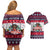 Dachshund Merry Woofmas Couples Matching Off Shoulder Short Dress and Hawaiian Shirt Christmas Dog Art Style - Wonder Print Shop
