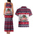 Dachshund Merry Woofmas Couples Matching Tank Maxi Dress and Hawaiian Shirt Christmas Dog Art Style - Wonder Print Shop