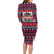 Dachshund Merry Woofmas Family Matching Long Sleeve Bodycon Dress and Hawaiian Shirt Christmas Dog Art Style - Wonder Print Shop