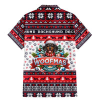 Dachshund Merry Woofmas Family Matching Mermaid Dress and Hawaiian Shirt Christmas Dog Art Style - Wonder Print Shop