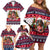 Dachshund Merry Woofmas Family Matching Off Shoulder Short Dress and Hawaiian Shirt Christmas Dog Art Style - Wonder Print Shop
