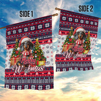 Dachshund Merry Woofmas Garden Flag Christmas Dog Art Style - Wonder Print Shop
