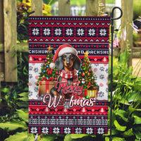Dachshund Merry Woofmas Garden Flag Christmas Dog Art Style - Wonder Print Shop