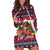 Dachshund Merry Woofmas Hoodie Dress Christmas Dog Art Style - Wonder Print Shop