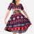 Dachshund Merry Woofmas Kid Short Sleeve Dress Christmas Dog Art Style - Wonder Print Shop