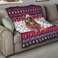 Dachshund Merry Woofmas Quilt Christmas Dog Art Style - Wonder Print Shop