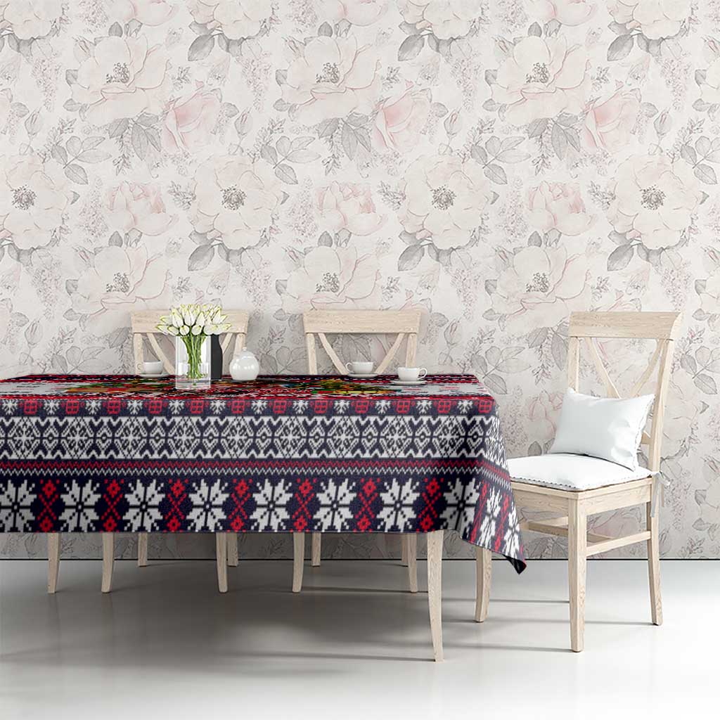 Dachshund Merry Woofmas Tablecloth Christmas Dog Art Style - Wonder Print Shop