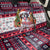 Saint Bernard Merry Woofmas Back Car Seat Cover Christmas Dog Art Style - Wonder Print Shop