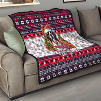 Saint Bernard Merry Woofmas Quilt Christmas Dog Art Style - Wonder Print Shop
