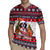 Saint Bernard Merry Woofmas Rugby Jersey Christmas Dog Art Style - Wonder Print Shop