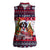 Saint Bernard Merry Woofmas Women Sleeveless Polo Shirt Christmas Dog Art Style - Wonder Print Shop