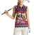 Saint Bernard Merry Woofmas Women Sleeveless Polo Shirt Christmas Dog Art Style - Wonder Print Shop
