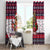 German Shepherd Merry Woofmas Window Curtain Christmas Dog Art Style - Wonder Print Shop
