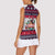 German Shepherd Merry Woofmas Women Sleeveless Polo Shirt Christmas Dog Art Style - Wonder Print Shop