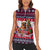 German Shepherd Merry Woofmas Women Sleeveless Polo Shirt Christmas Dog Art Style - Wonder Print Shop