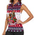 German Shepherd Merry Woofmas Women Sleeveless Polo Shirt Christmas Dog Art Style - Wonder Print Shop