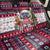 Poodle Merry Woofmas Back Car Seat Cover Christmas Dog Art Style - Wonder Print Shop