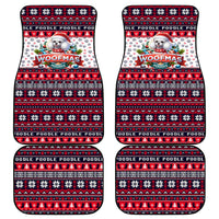 Poodle Merry Woofmas Car Mats Christmas Dog Art Style - Wonder Print Shop