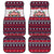 Poodle Merry Woofmas Car Mats Christmas Dog Art Style - Wonder Print Shop