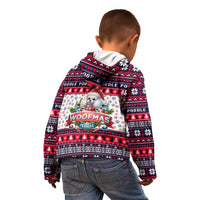 Poodle Merry Woofmas Kid Hoodie Christmas Dog Art Style - Wonder Print Shop