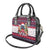 Poodle Merry Woofmas Shoulder Handbag Christmas Dog Art Style