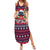 Poodle Merry Woofmas Summer Maxi Dress Christmas Dog Art Style - Wonder Print Shop