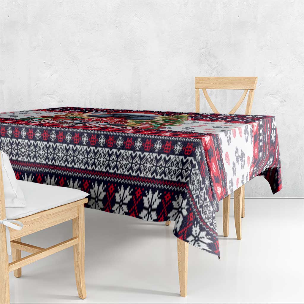 Poodle Merry Woofmas Tablecloth Christmas Dog Art Style - Wonder Print Shop
