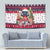 Poodle Merry Woofmas Tapestry Christmas Dog Art Style - Wonder Print Shop