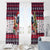 Poodle Merry Woofmas Window Curtain Christmas Dog Art Style - Wonder Print Shop
