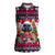 Poodle Merry Woofmas Women Sleeveless Polo Shirt Christmas Dog Art Style - Wonder Print Shop