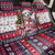 Dalmatian Merry Woofmas Back Car Seat Cover Christmas Dog Art Style - Wonder Print Shop