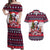 Dalmatian Merry Woofmas Couples Matching Off Shoulder Maxi Dress and Hawaiian Shirt Christmas Dog Art Style - Wonder Print Shop