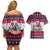 Dalmatian Merry Woofmas Couples Matching Off Shoulder Short Dress and Hawaiian Shirt Christmas Dog Art Style - Wonder Print Shop