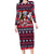 Dalmatian Merry Woofmas Family Matching Long Sleeve Bodycon Dress and Hawaiian Shirt Christmas Dog Art Style - Wonder Print Shop
