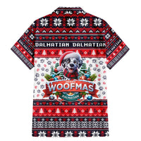 Dalmatian Merry Woofmas Family Matching Mermaid Dress and Hawaiian Shirt Christmas Dog Art Style - Wonder Print Shop