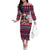 Dalmatian Merry Woofmas Family Matching Off The Shoulder Long Sleeve Dress and Hawaiian Shirt Christmas Dog Art Style - Wonder Print Shop