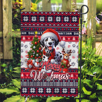 Dalmatian Merry Woofmas Garden Flag Christmas Dog Art Style - Wonder Print Shop