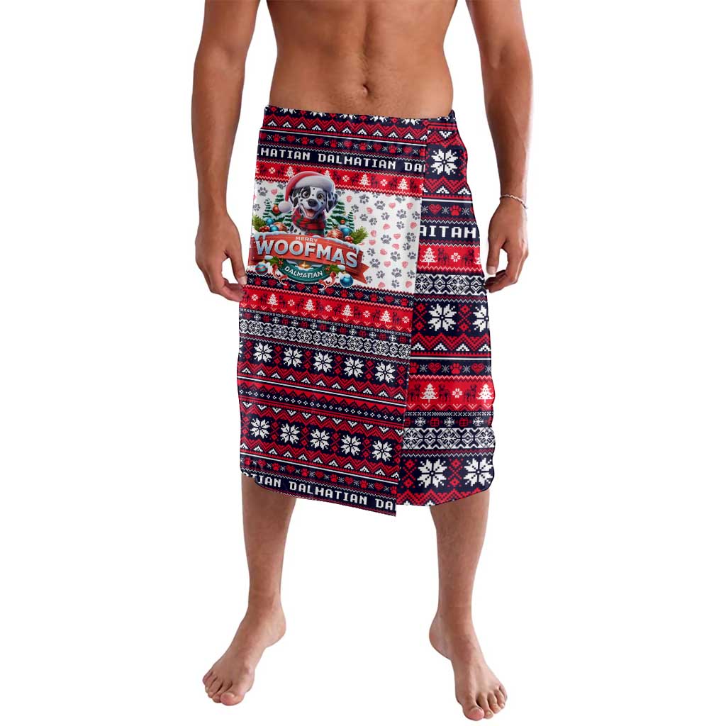 Dalmatian Merry Woofmas Lavalava Christmas Dog Art Style - Wonder Print Shop