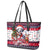 Dalmatian Merry Woofmas Leather Tote Bag Christmas Dog Art Style - Wonder Print Shop