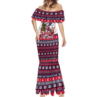 Dalmatian Merry Woofmas Mermaid Dress Christmas Dog Art Style - Wonder Print Shop