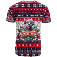 Dalmatian Merry Woofmas T Shirt Christmas Dog Art Style - Wonder Print Shop