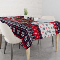 Dalmatian Merry Woofmas Tablecloth Christmas Dog Art Style - Wonder Print Shop