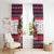 Dalmatian Merry Woofmas Window Curtain Christmas Dog Art Style - Wonder Print Shop