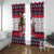 Dalmatian Merry Woofmas Window Curtain Christmas Dog Art Style - Wonder Print Shop