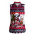 Dalmatian Merry Woofmas Women Sleeveless Polo Shirt Christmas Dog Art Style - Wonder Print Shop