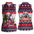 Dalmatian Merry Woofmas Women Sleeveless Polo Shirt Christmas Dog Art Style - Wonder Print Shop