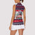 Dalmatian Merry Woofmas Women Sleeveless Polo Shirt Christmas Dog Art Style - Wonder Print Shop